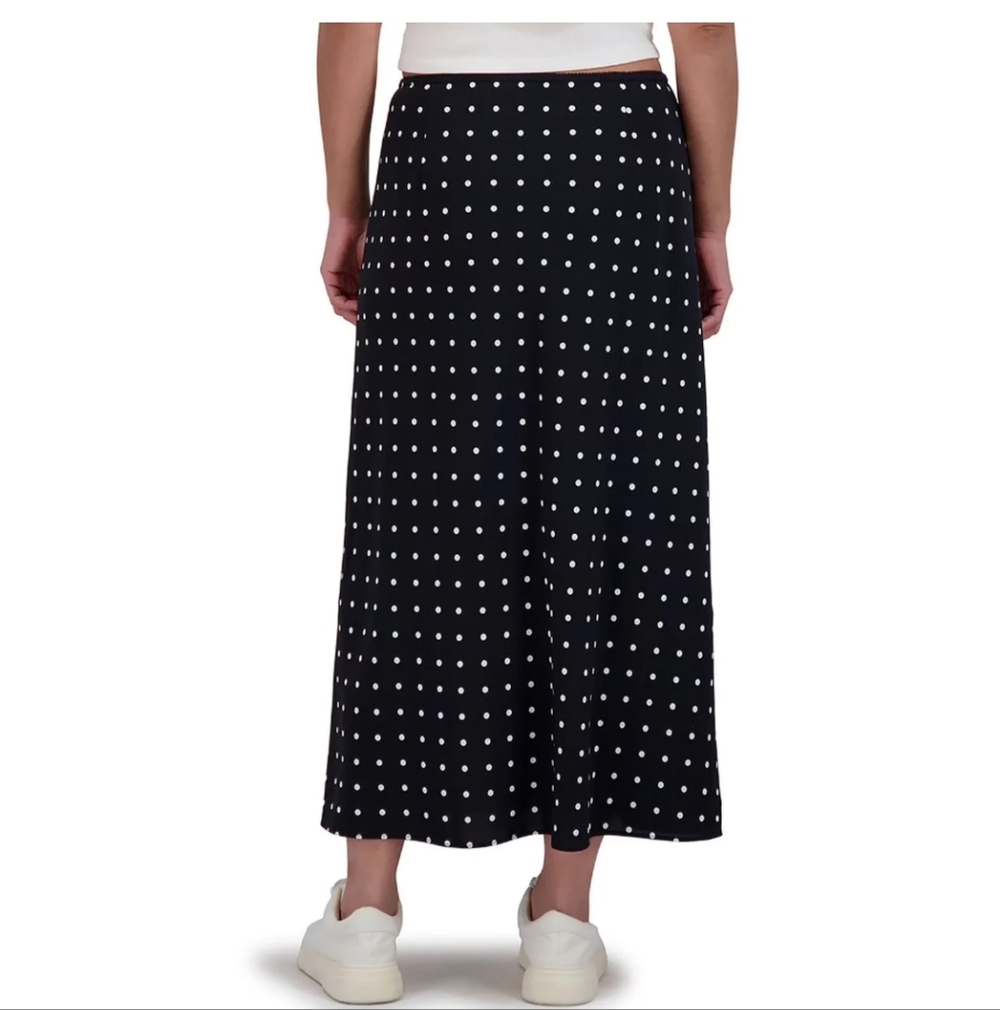 Aeropostale Black And White Polka Dot Skirt - Picture 2 of 5
